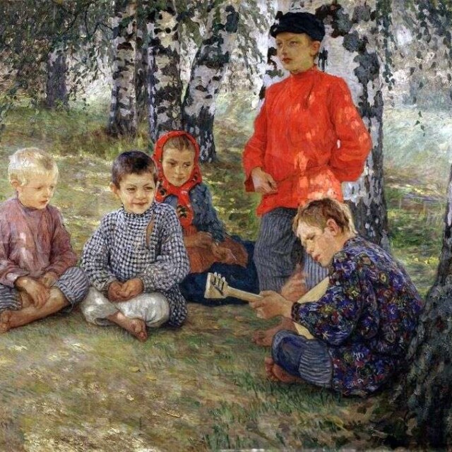 Николай Богданов-Бельский: «Виртуоз», 1891. Частная коллекция. Николай Богданов-Бельский: «Виртуоз», 1891. Частная коллекция.
